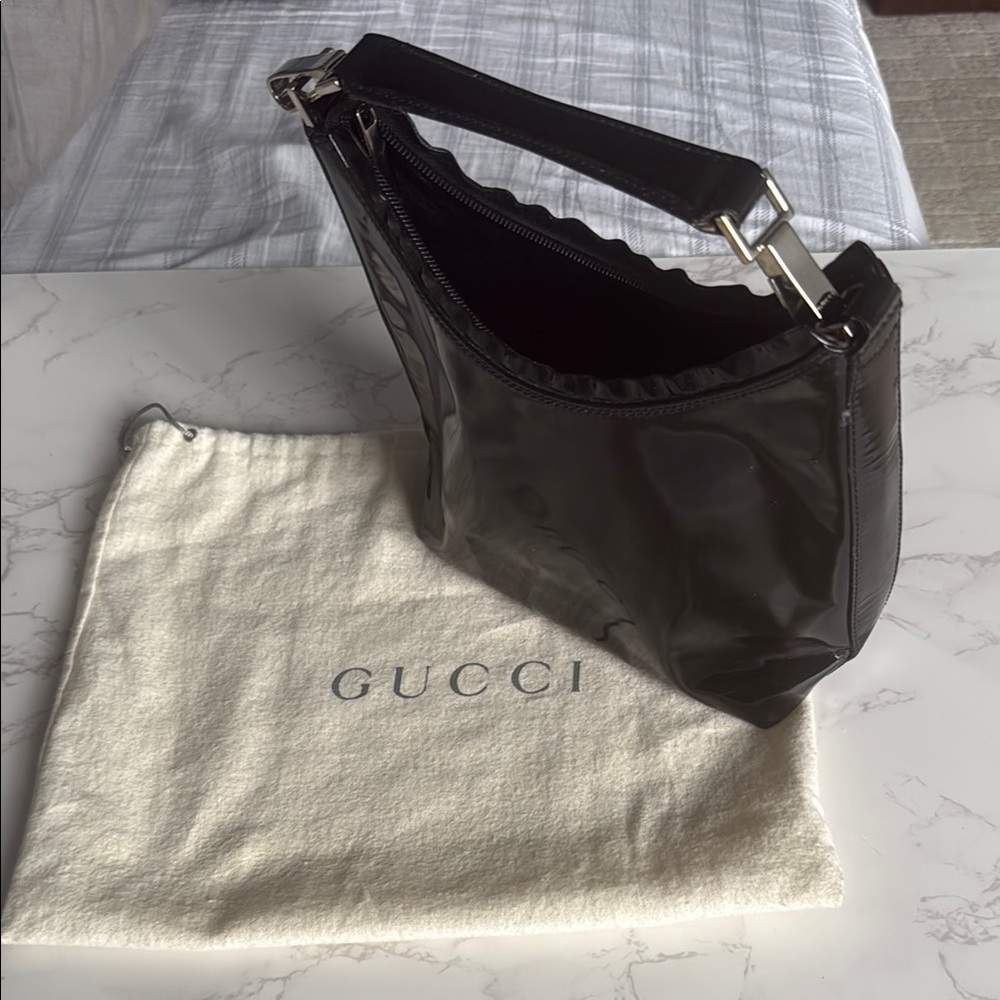Gucci Black Leather Handbag
